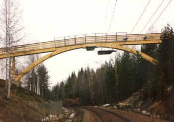 Bågbro vid Döda Fallet naturreservat, Jämtland