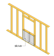 Stomme till garage Stomme till garage