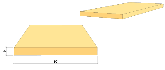 Planhyvlat virke 9x95