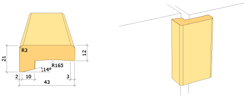 Klackfoder 21x43