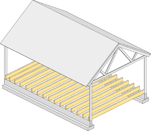 Raka limträelement